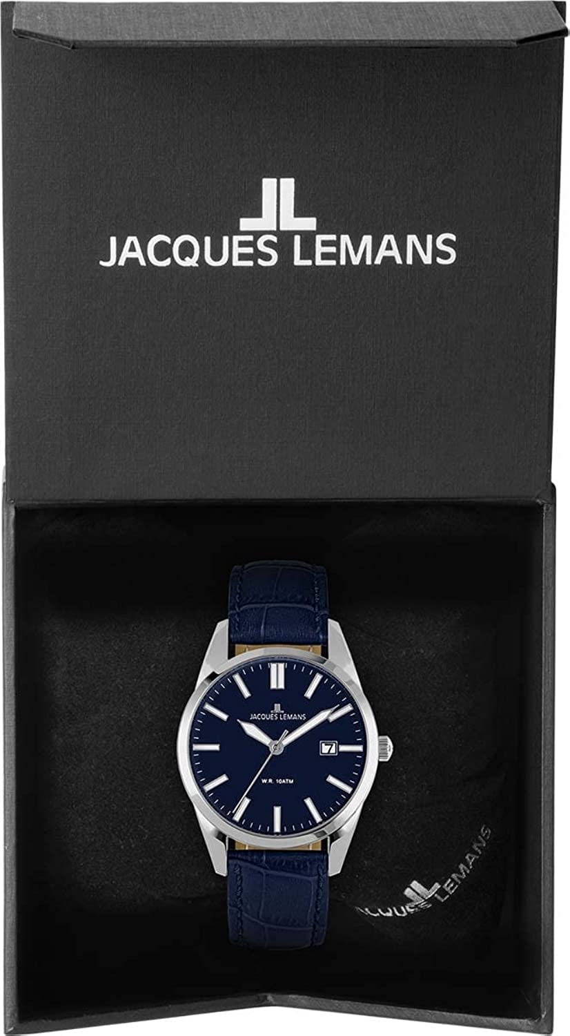 ساعت مچی مردانه ژاک لمنز jacques lemans اورجینال مدل *1-2002F