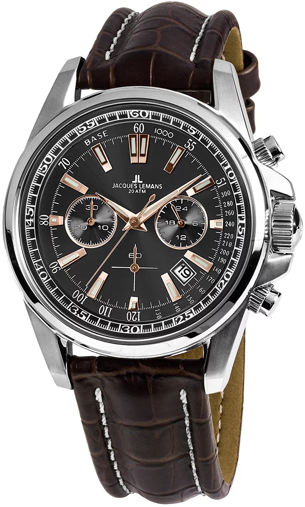 ساعت مچی مردانه ژاک لمنز jacques lemans اورجینال مدل 1-1117.2WN*