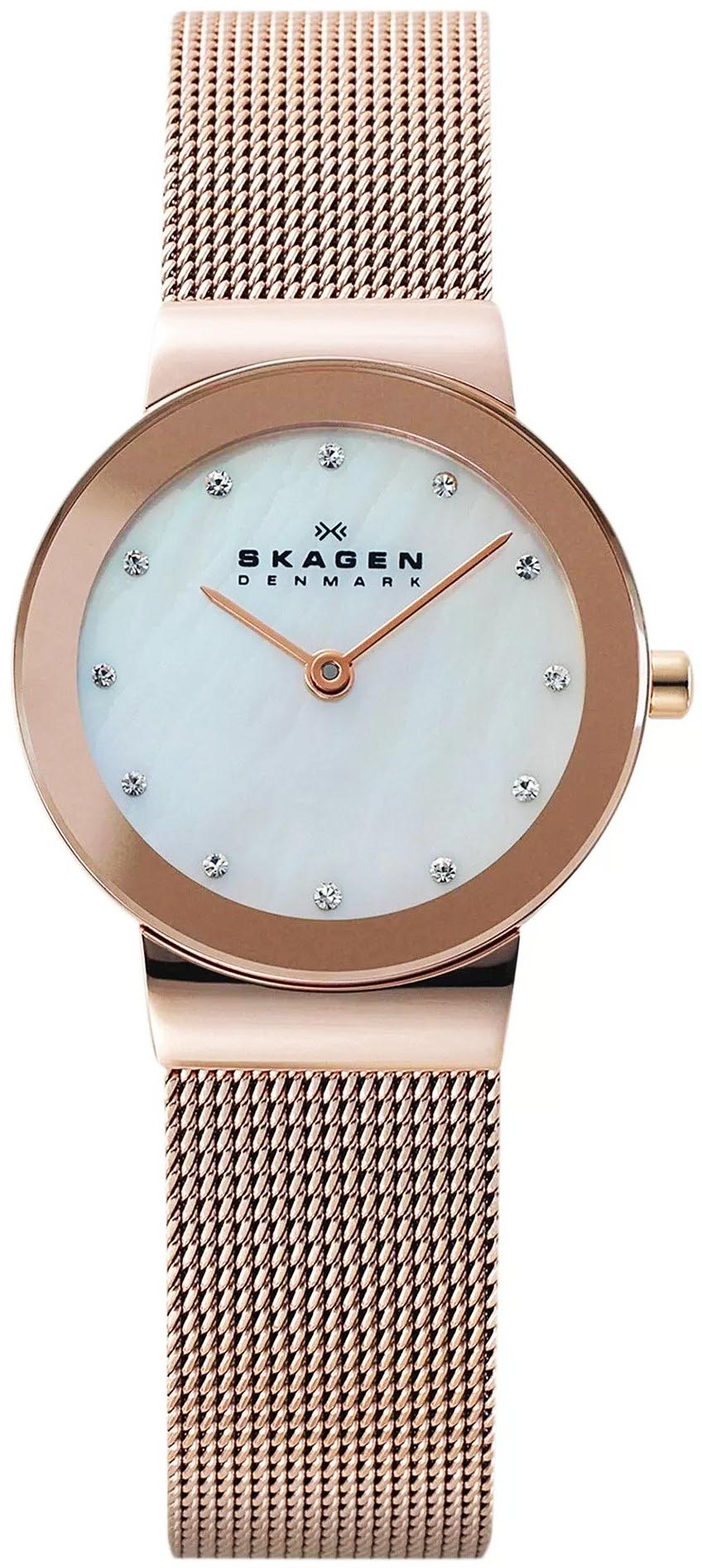 ساعت مچی زنانه اسکاگن skagen اورجینال مدل 358SRRD