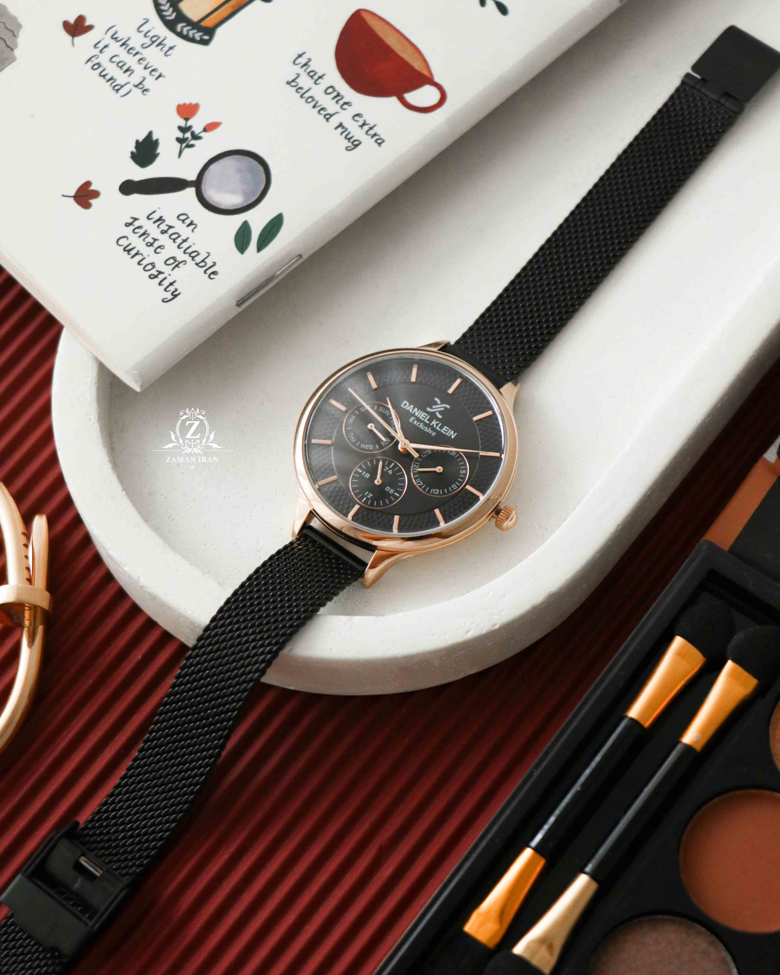 ساعت مچی زنانه دنیل کلین daniel klein اورجینال مدل DK-1-12990-4