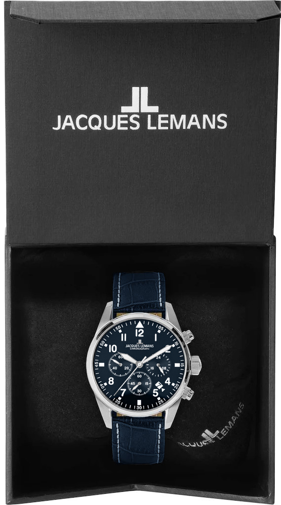 ساعت مچی مردانه ژاک لمنز jacques lemans اورجینال مدل 42-2B*