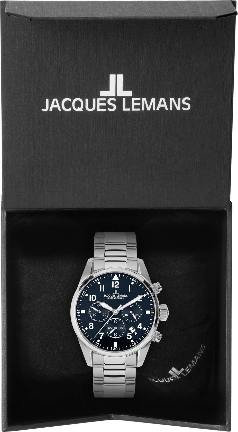 ساعت مچی مردانه ژاک لمنز jacques lemans اورجینال مدل 42-2D*