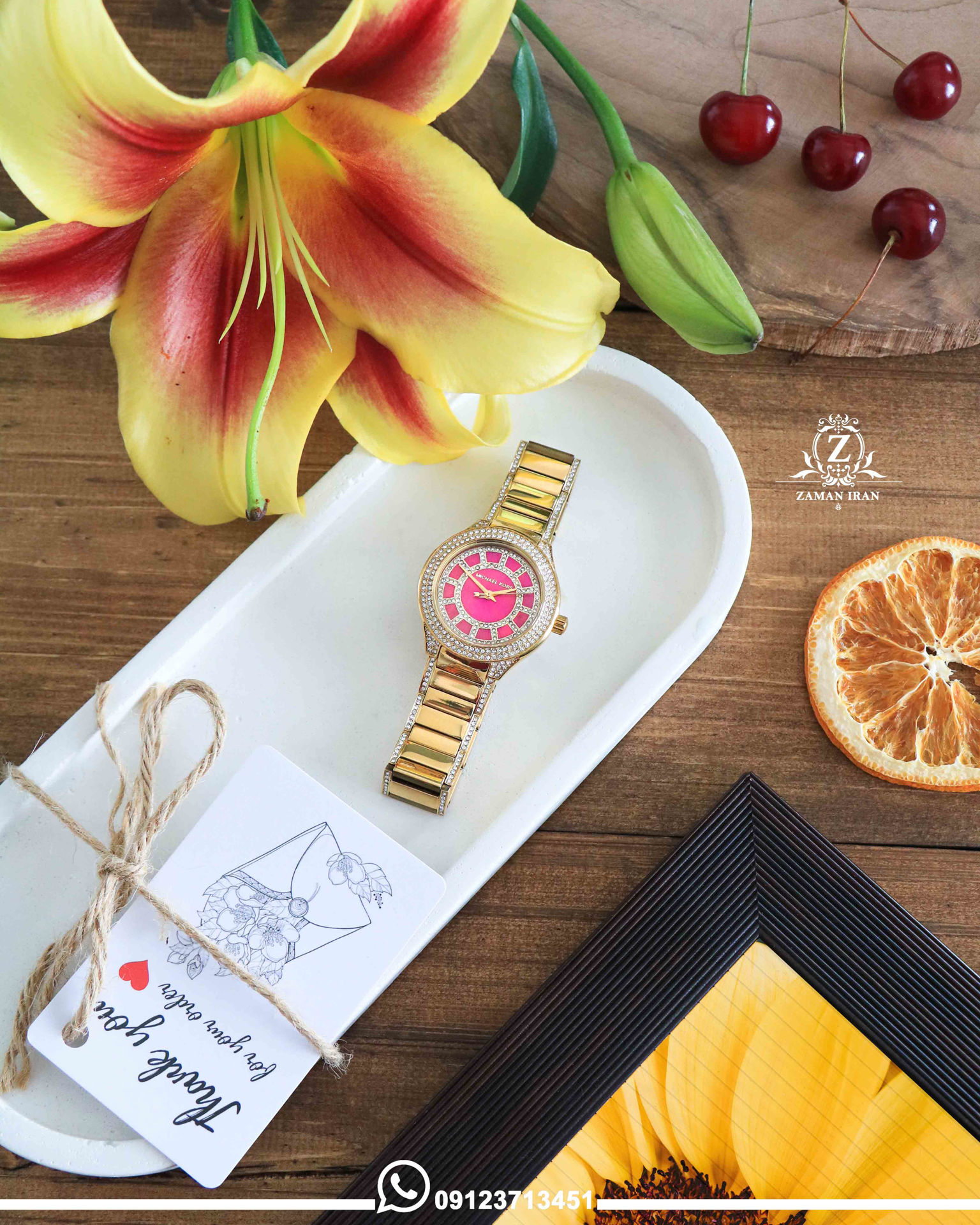 ساعت مچی زنانه مایکل کورس michael kors اورجینال مدل MK3442