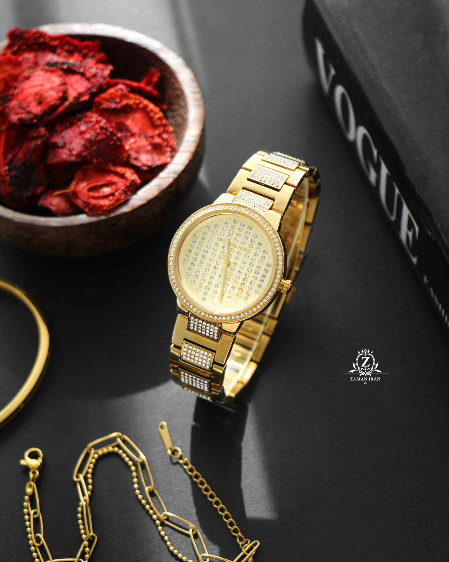 ساعت مچی زنانه مایکل کورس michael kors اورجینال مدل mk3985