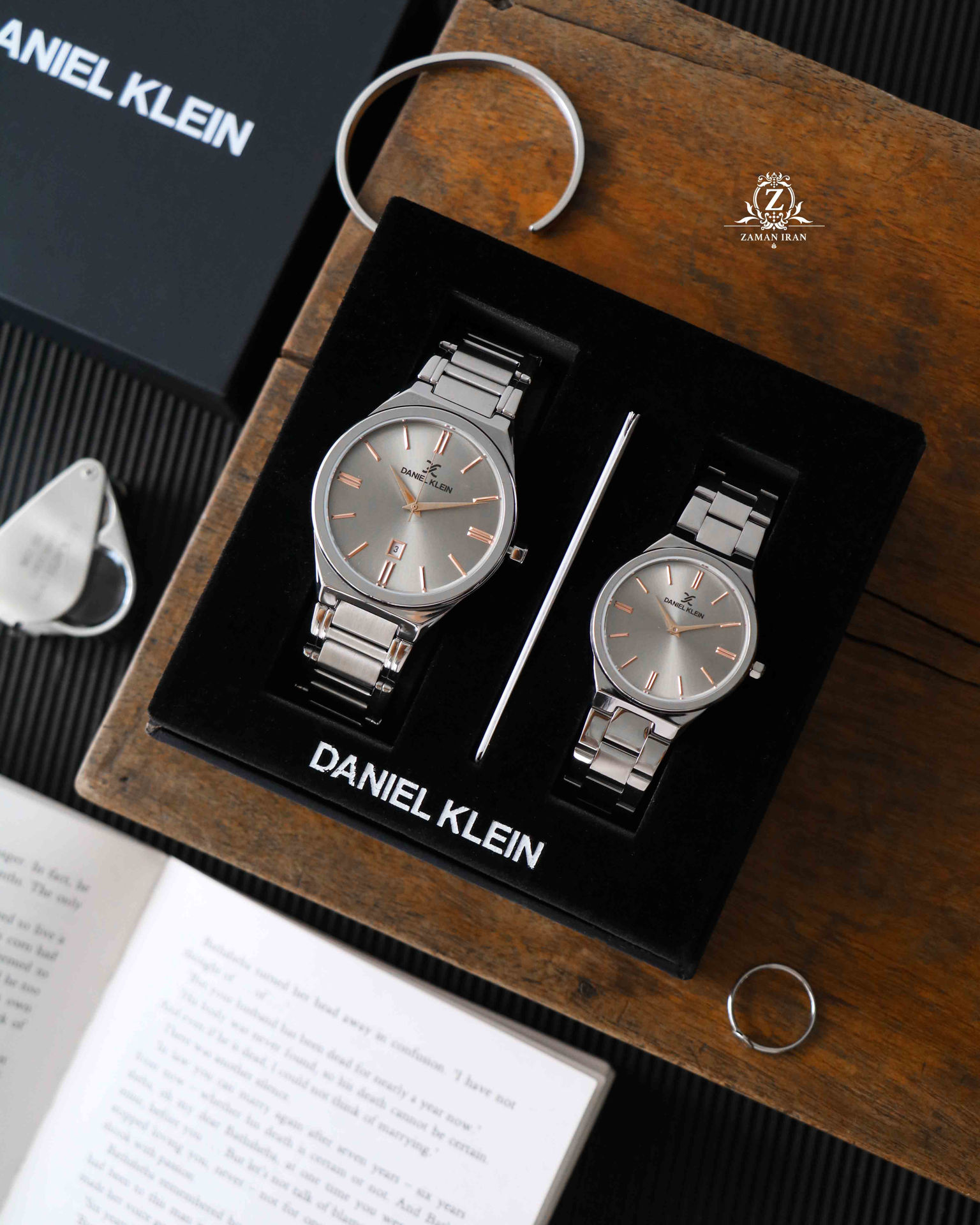 ساعت مچی ست مردانه و زنانه دنیل کلین daniel klein اورجینال مدل DK-1-13317-2