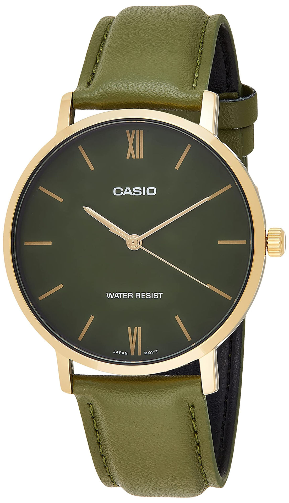 ساعت مچی مردانه کاسیو casio اورجینال مدل MTP-VT01GL-3BUDF