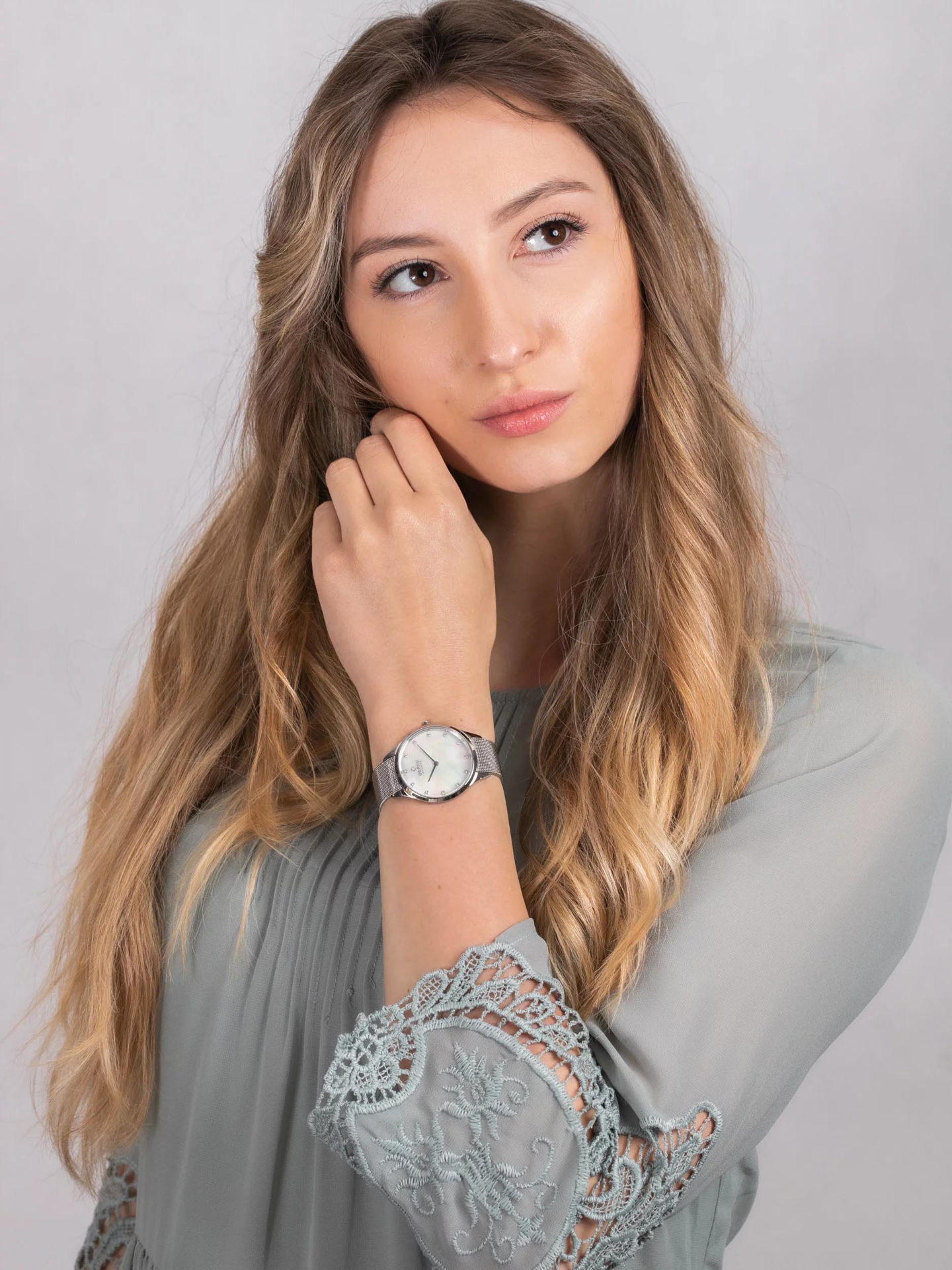 ساعت مچی زنانه اوباکو Obaku اورجینال مدل V217LXCWMC