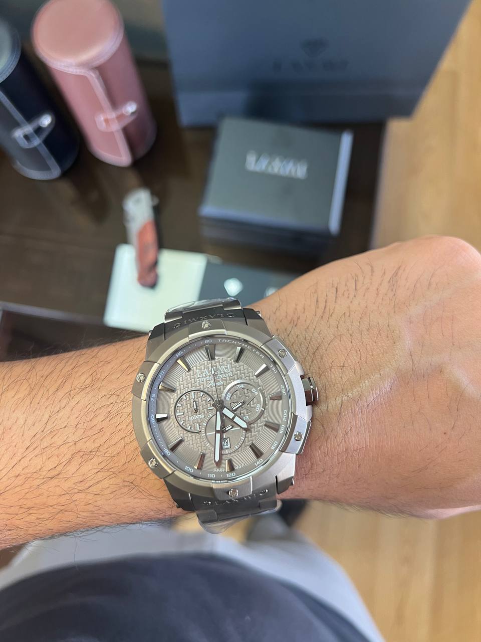 ساعت مچی مردانه لاکسمی LAXMI اورجینال مدل LA-8156-7G