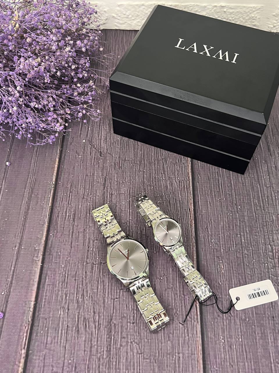 ساعت مچی ست مردانه و زنانه لاکسمی LAXMI اورجینال مدل LA-8518-7
