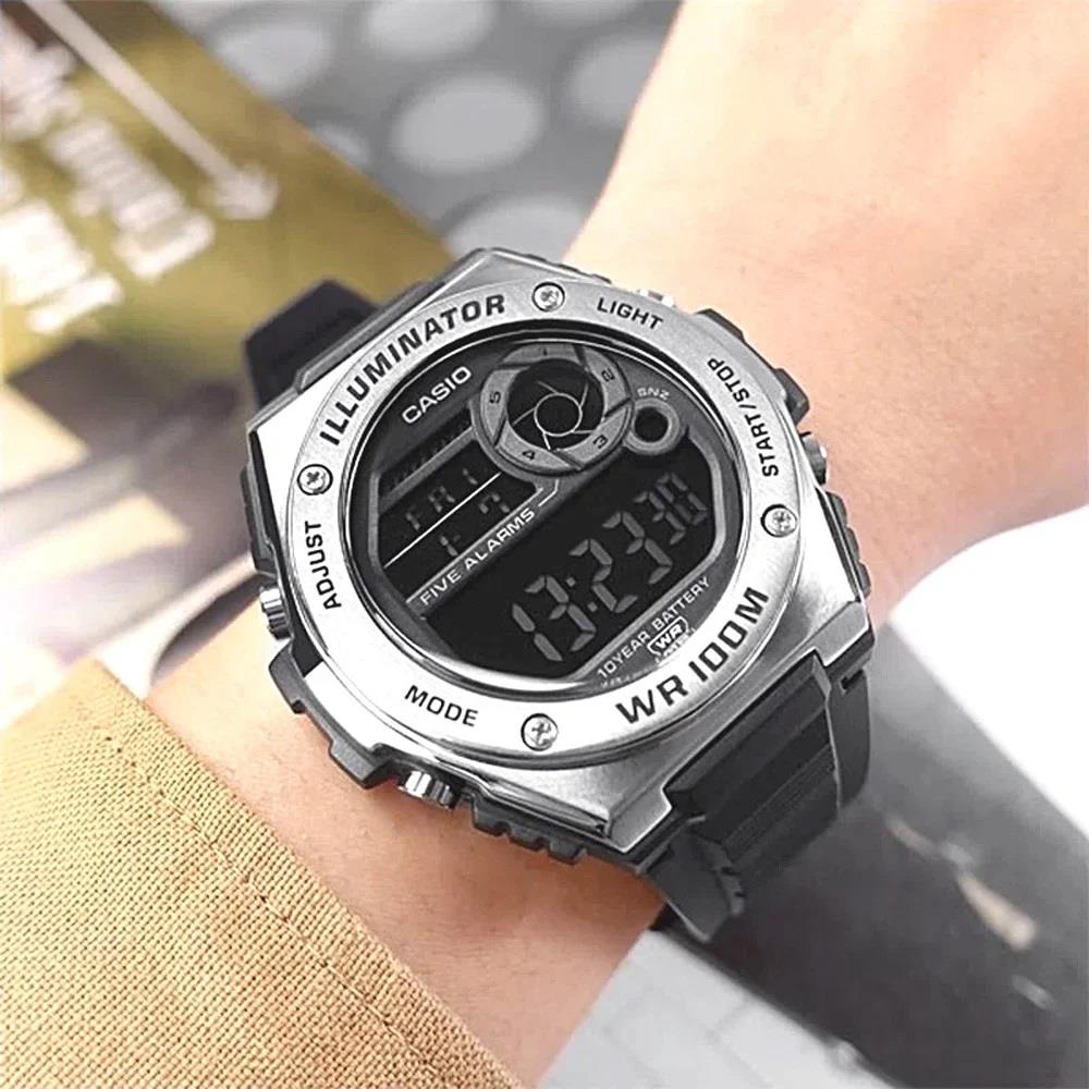 ساعت مچی مردانه کاسیو casio اورجینال مدل MWD-100H-1BVDF