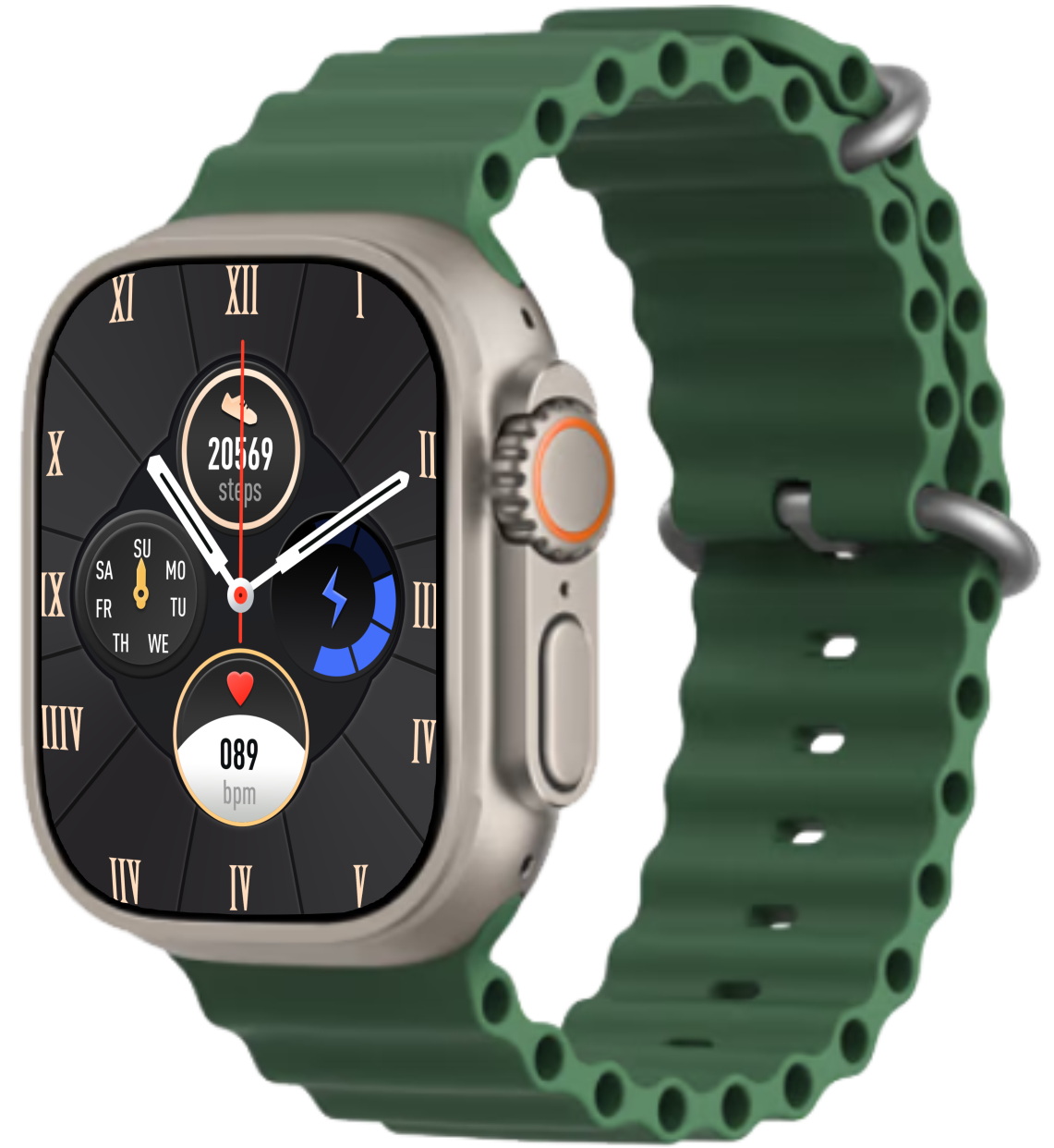 ساعت مچی هوشمند smart watch اسمارت واچ arrow اورجینال مدل UltraMax 8 - ROSEGOLD