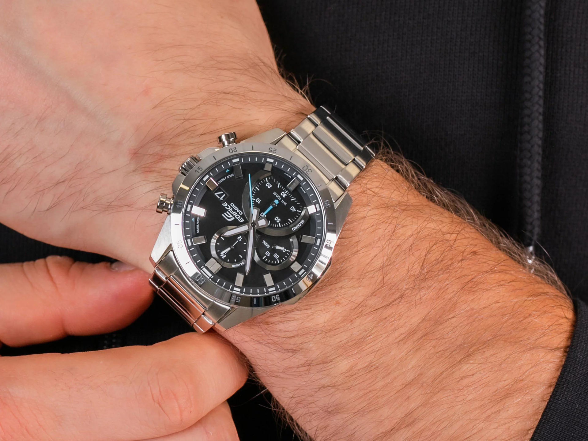 ساعت مچی مردانه کاسیو ادیفایس casio edifice اورجینال مدل EFR-571D-1AVUDF