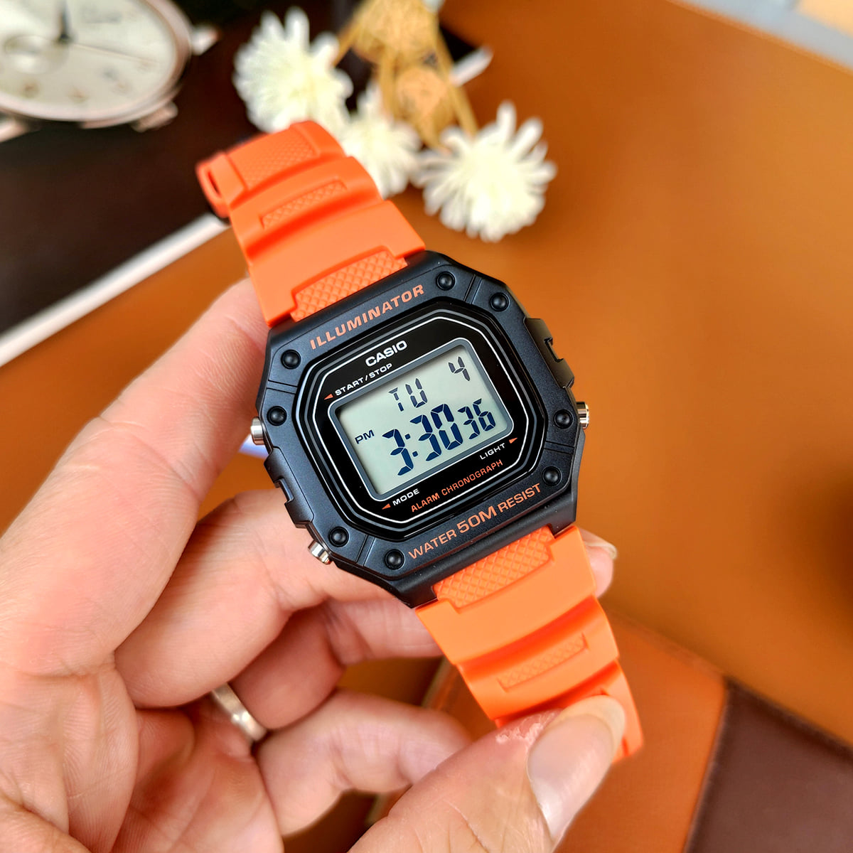 ساعت مچی مردانه کاسیو casio اورجینال مدل W-218H-4B2VDF