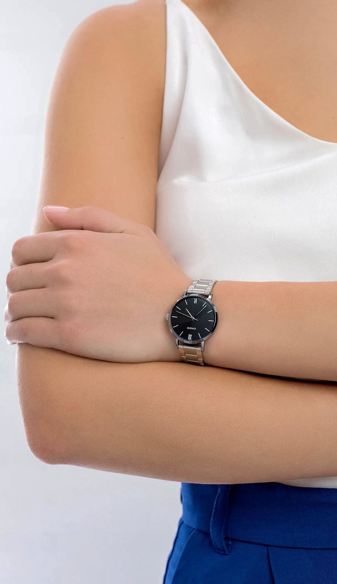 ساعت مچی زنانه کاسیو casio اورجینال مدل LTP-VT02D-1AUDF