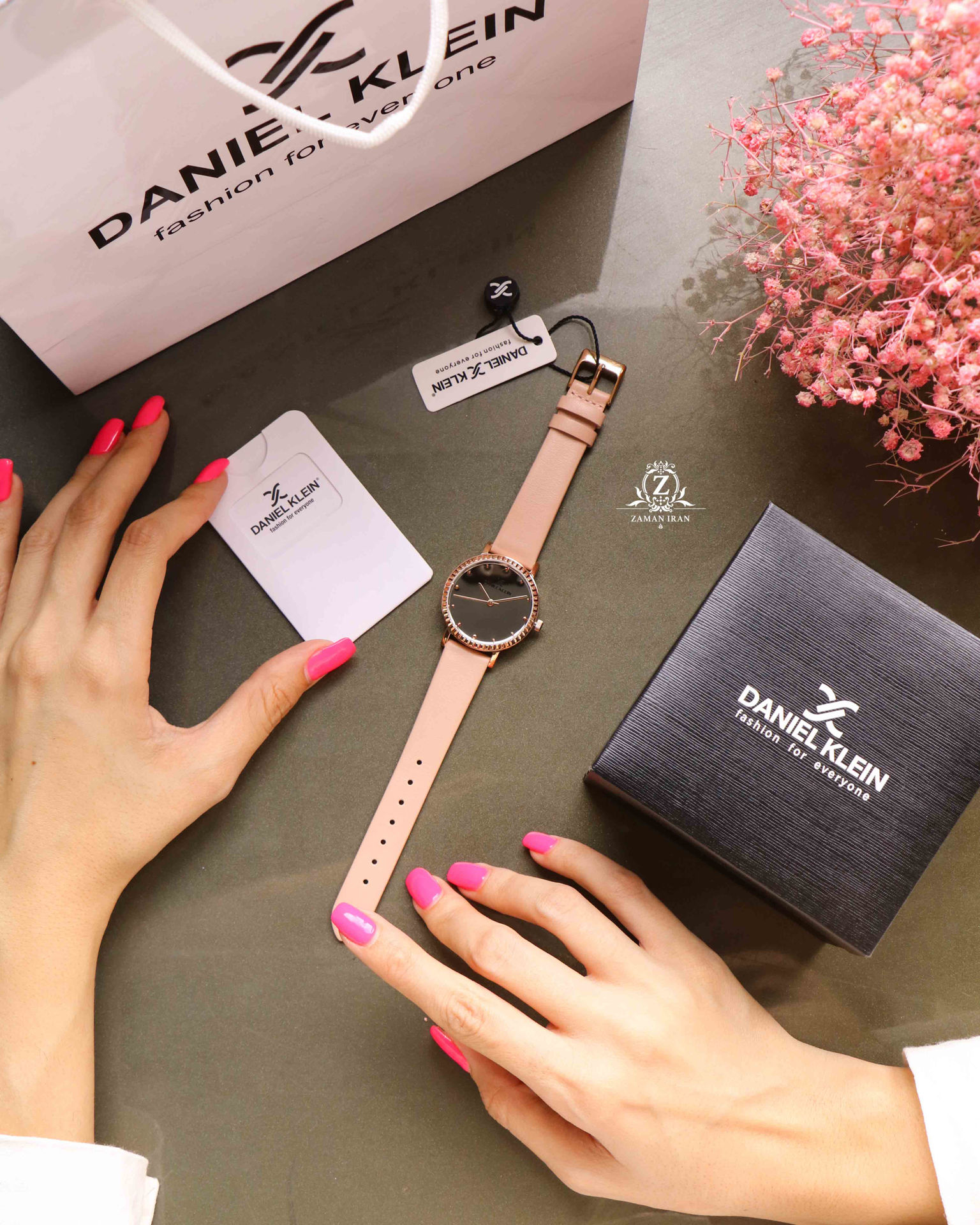 ساعت مچی زنانه دنیل کلین daniel klein اورجینال مدل DK-1-12533-6