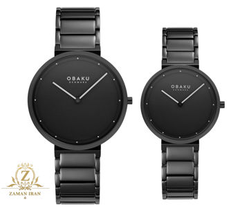 ساعت مچی ست مردانه و زنانه اوباکو Obaku اورجینال مدل V258GXBBSB_SET