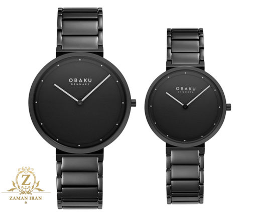 ساعت مچی ست مردانه و زنانه اوباکو Obaku اورجینال مدل V258GXBBSB_SET