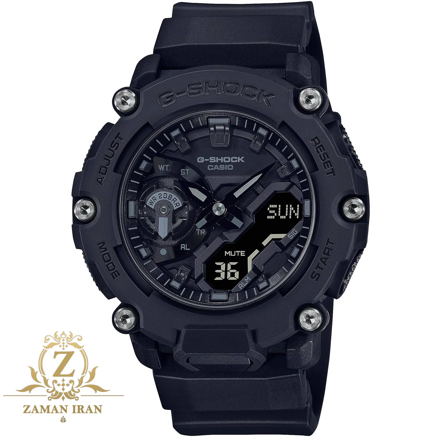 ساعت مچی مردانه کاسیو casio اورجینال مدل GA-2200BB-1ADR