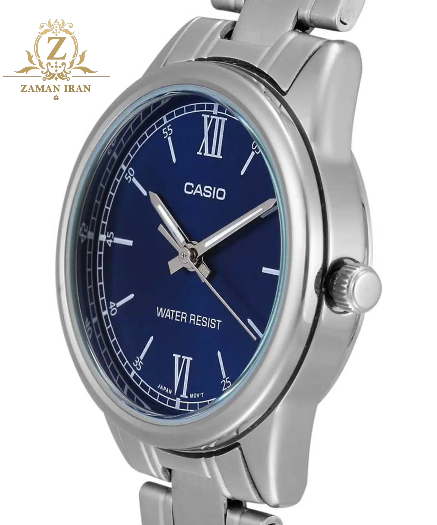 ساعت مچی زنانه casio اورجینال مدل LTP-V005D-2B2UDF