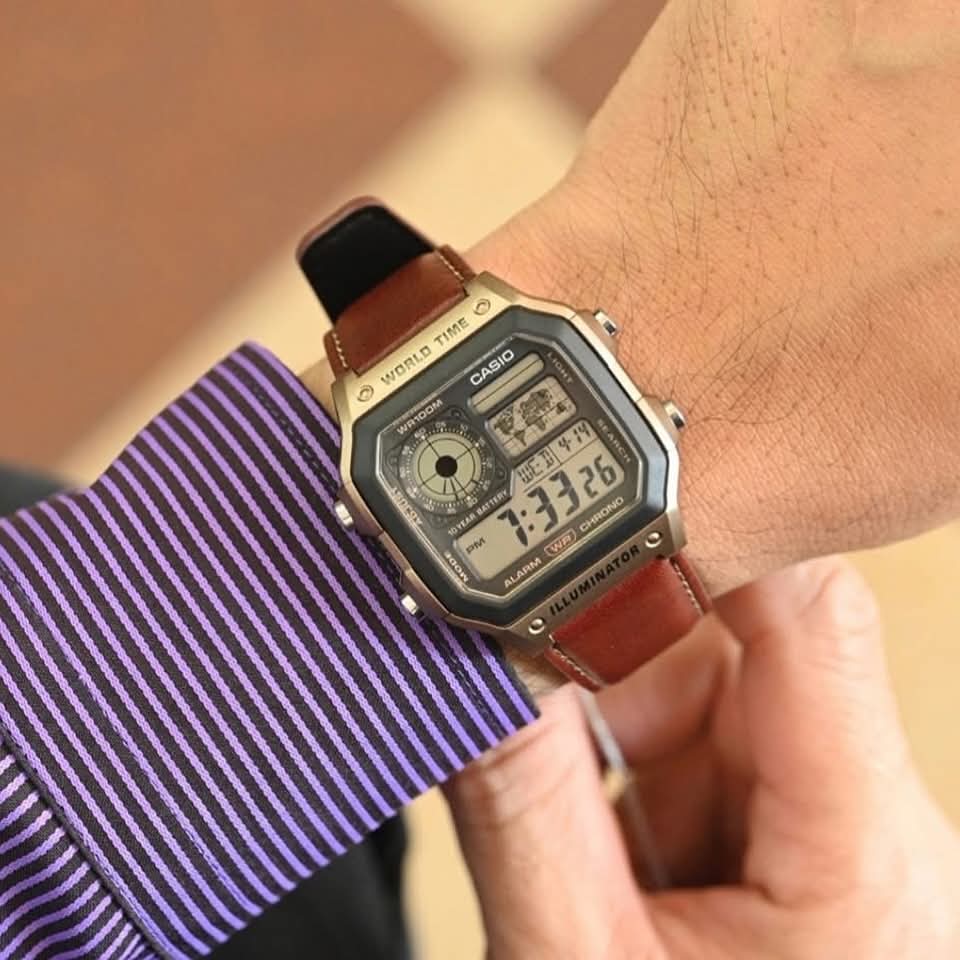 ساعت مچی مردانه کاسیو casio اورجینال مدل AE-1200WHL-5AVDF