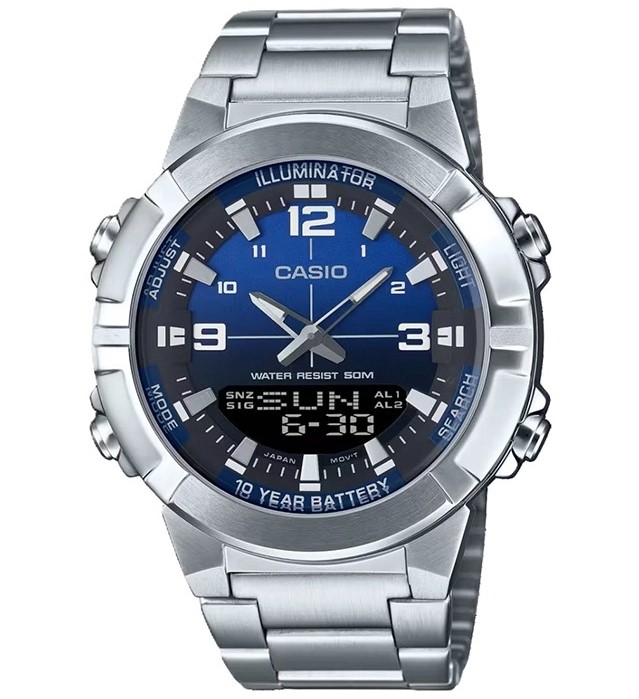 ساعت مچی مردانه کاسیو casio اورجینال مدل AMW-870DA-2A1VDF	
