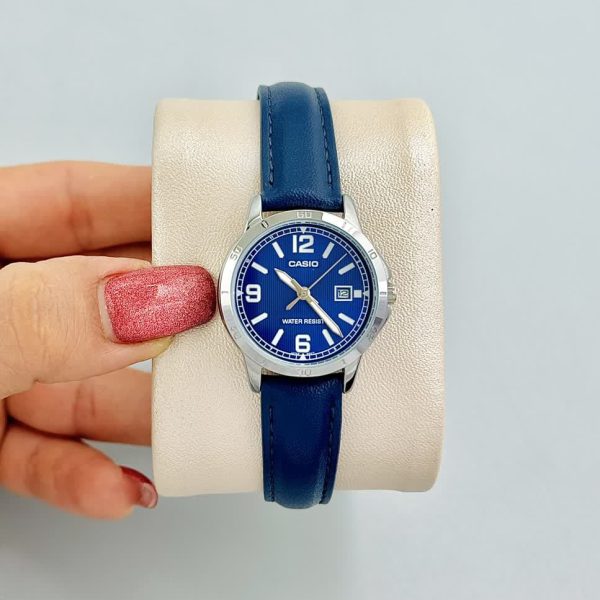 ساعت مچی زنانه کاسیو casio اورجینال مدل LTP-V004L-2BUDF