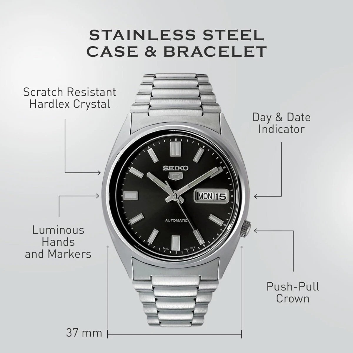 ساعت مچی مردانه سیکو seiko اورجینال مدل SNXS79K1