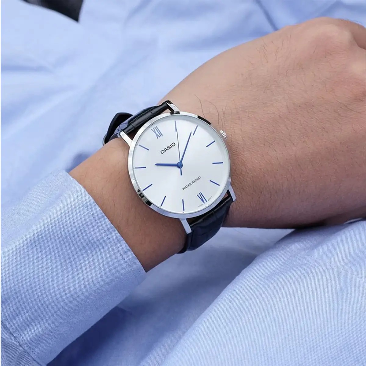 ساعت مچی مردانه کاسیو casio اورجینال مدل MTP-VT01L-7B1UDF