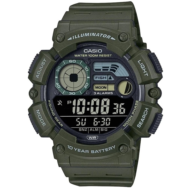 ساعت مچی مردانه کاسیو casio اورجینال مدل WS-1500H-3BVDF