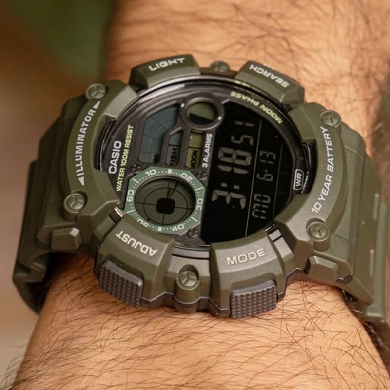 ساعت مچی مردانه کاسیو casio اورجینال مدل WS-1500H-3BVDF