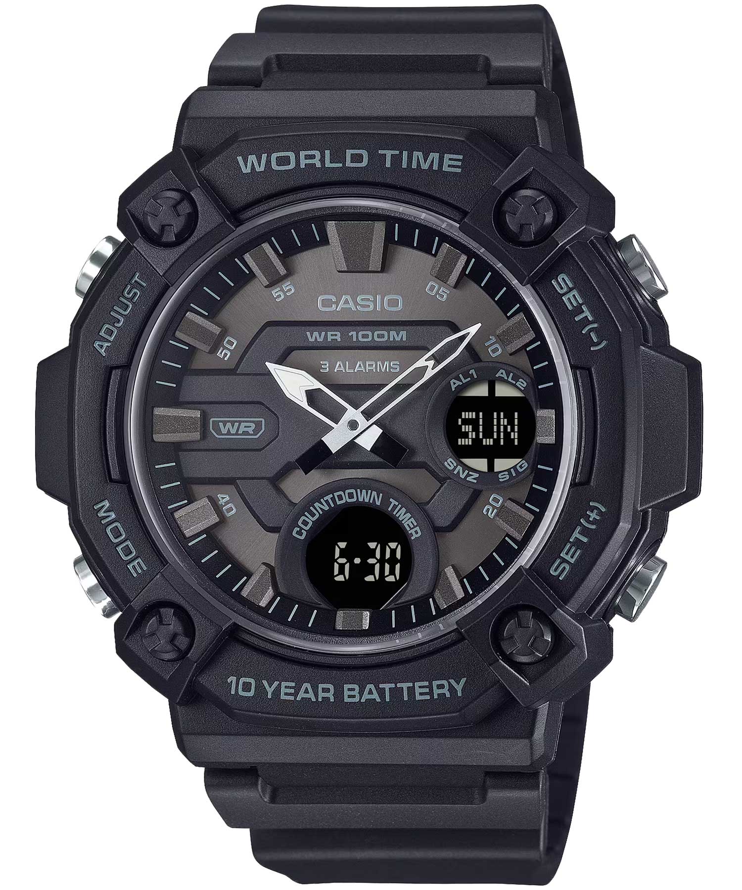ساعت مچی مردانه کاسیو casio اورجینال مدل AEQ-120W-1BVDF