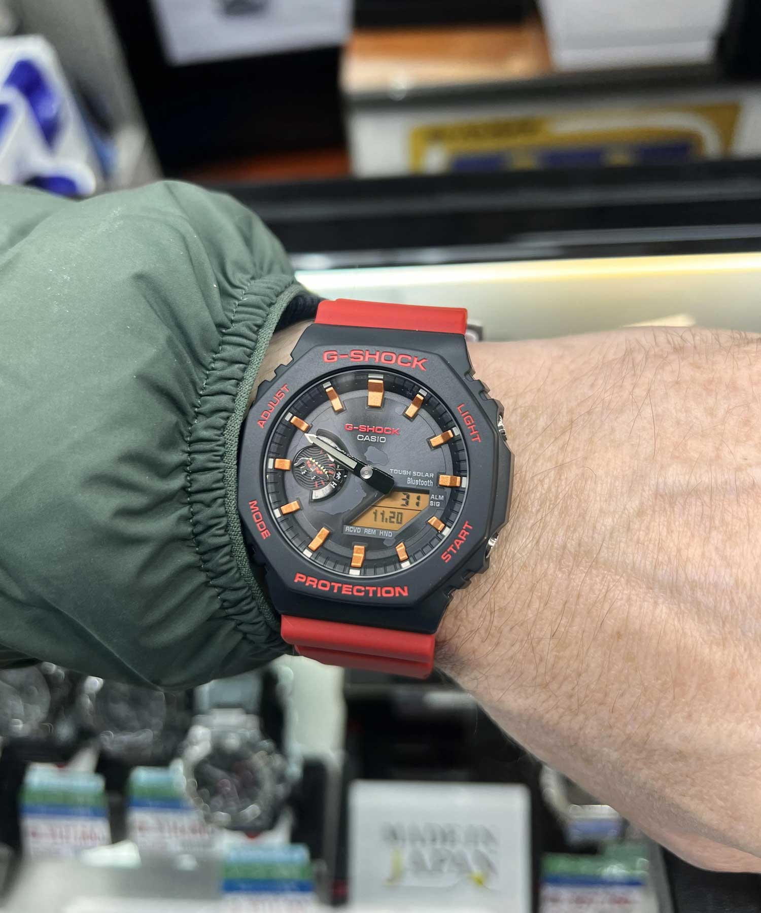 ساعت مچی مردانه کاسیوCASIO جی شاک G-SHOCK مدل GA-B2100CD-1A4DR