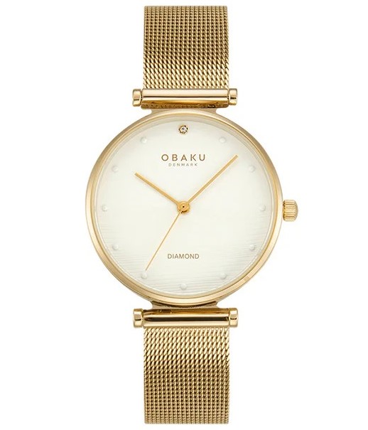 ساعت مچی زنانه اوباکو Obaku اورجینال مدل V310LXGWMG