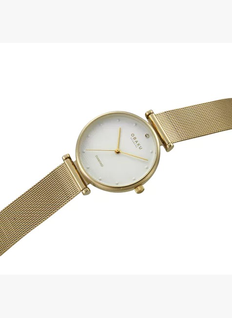 ساعت مچی زنانه اوباکو Obaku اورجینال مدل V310LXGWMG