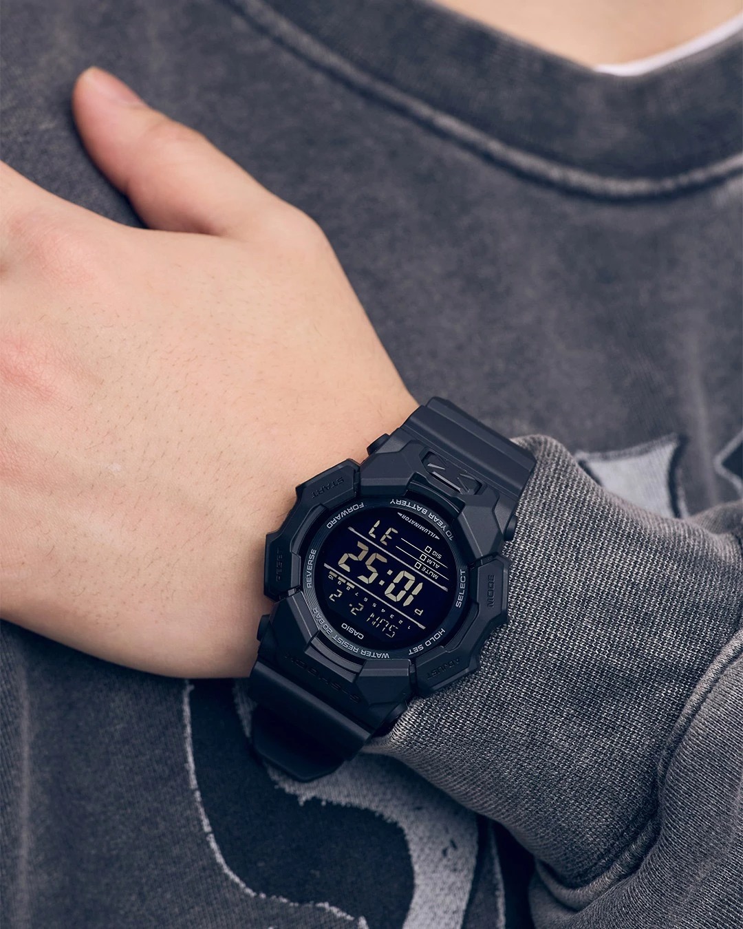 ساعت مچی مردانه کاسیو casio اورجینال مدل GD-010-1A1DR